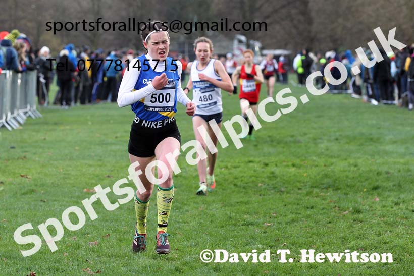 Womens under-17s and under-20s, European Cross Country Championships Trials, Sefton Park, Liverpool. Photo: David T. Hewitson/Sports for All Pics
